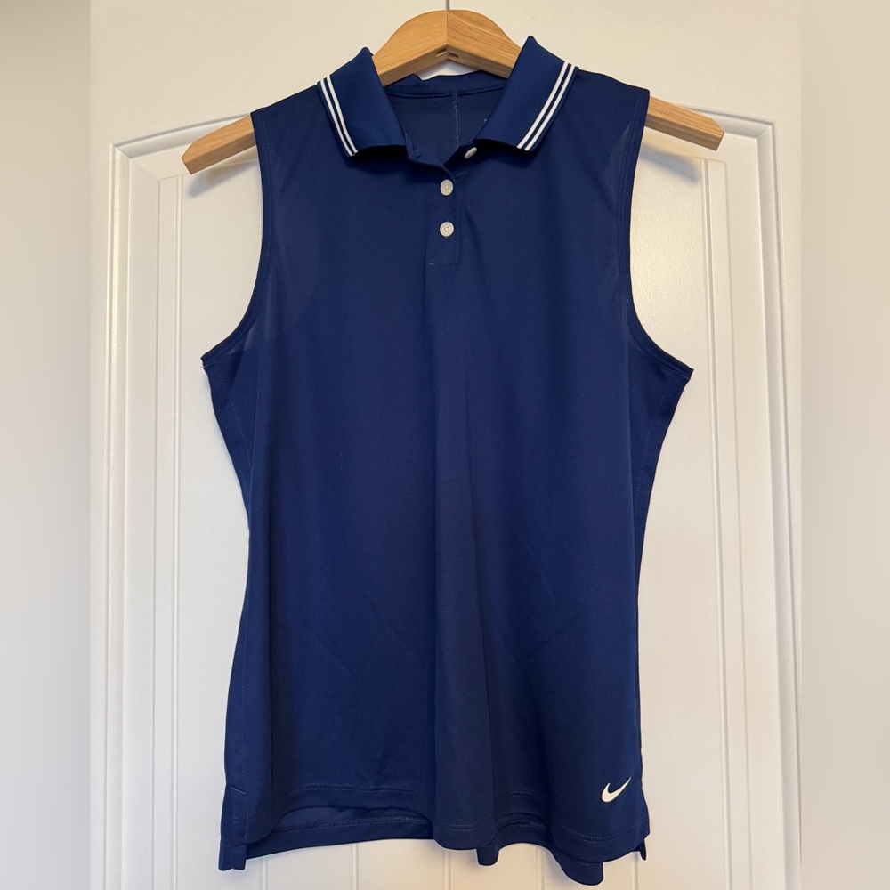 Nike sleeveless golf polo
